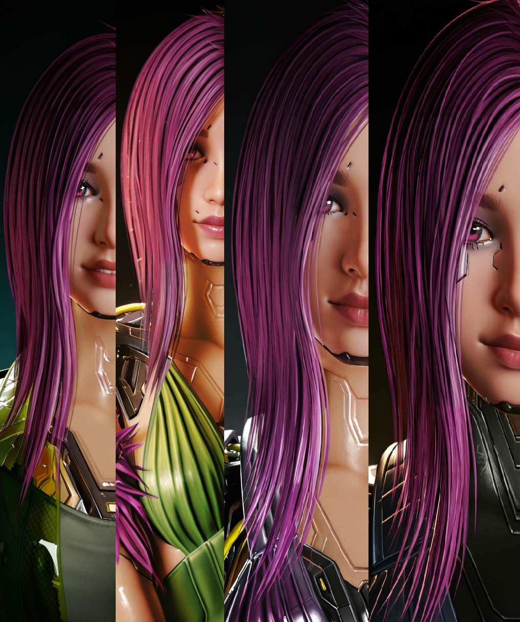 song_so_mi,  cyberpunk girl,  cybernetic implants on Tensor.Art