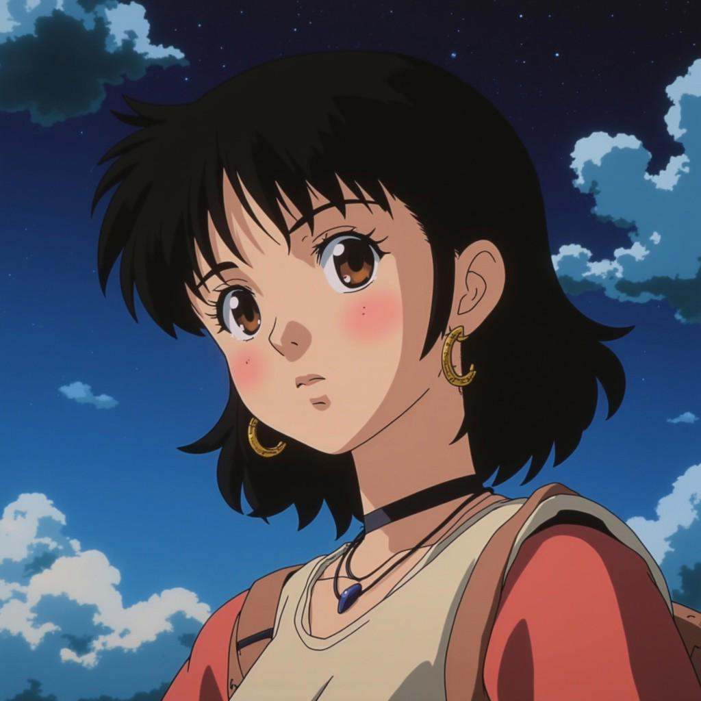 retro anime,  77oussam 90s,  studio ghibli style on Tensor.Art