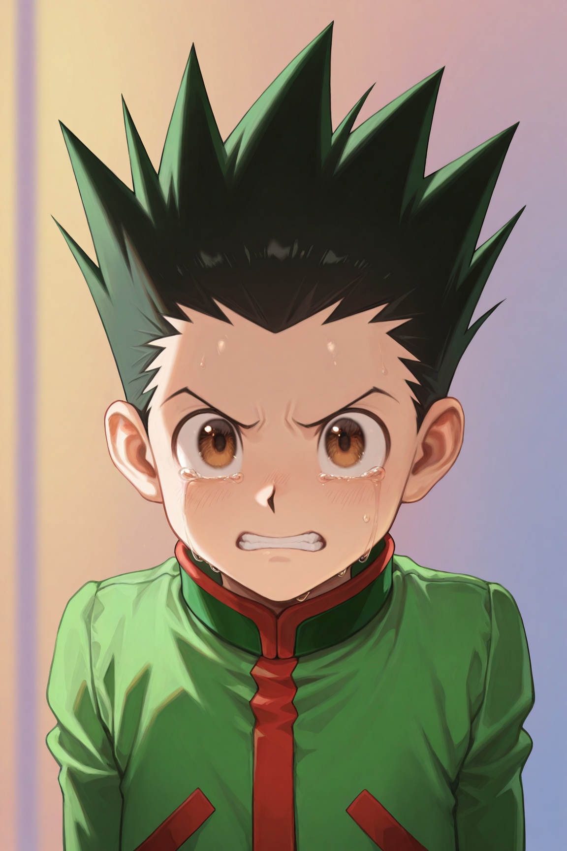 gon,  black hair,  brown eyes on Tensor.Art