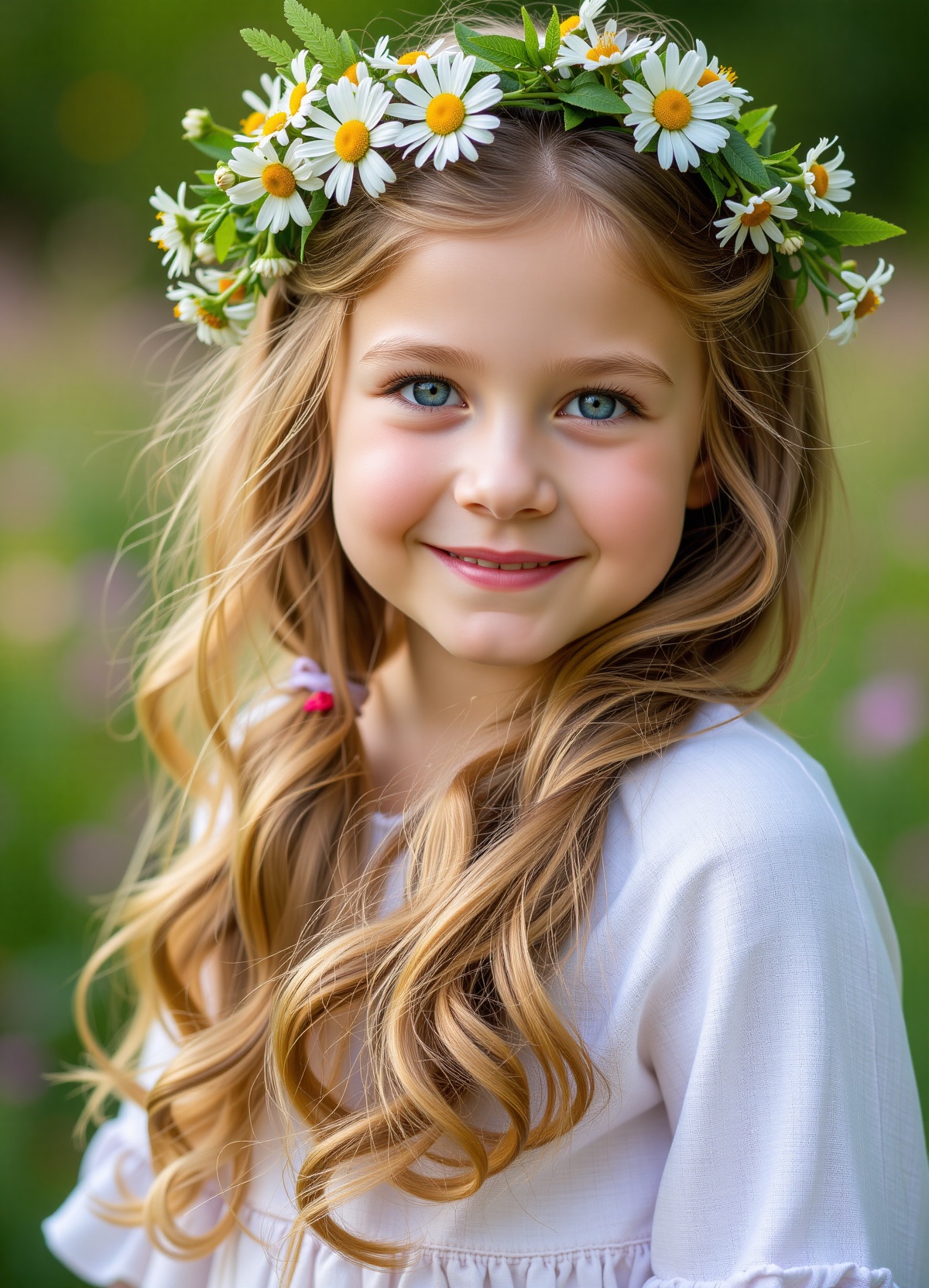 A high-resolution,  naturalistic,  portrait-style a girl 5 year-old on Tensor.Art