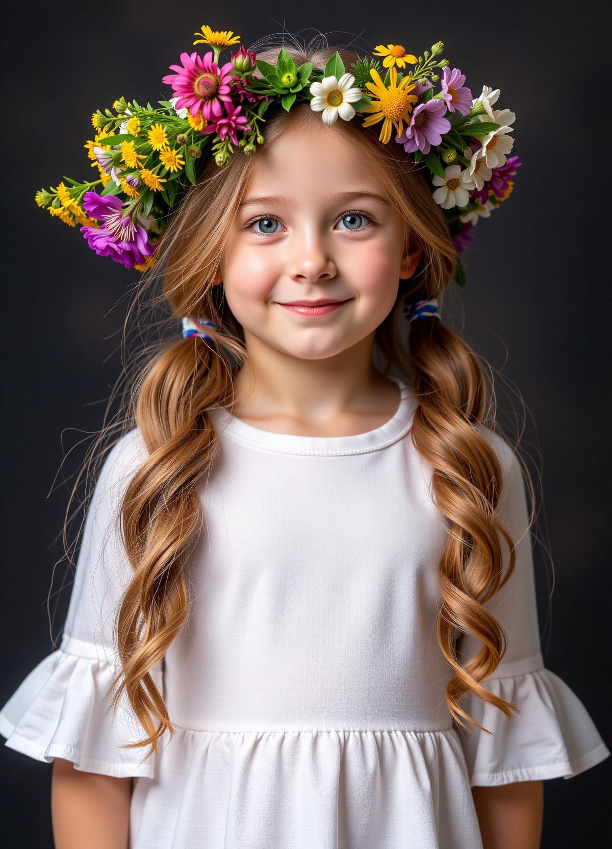 A high-resolution,  naturalistic,  portrait-style a girl 10 year-old on Tensor.Art