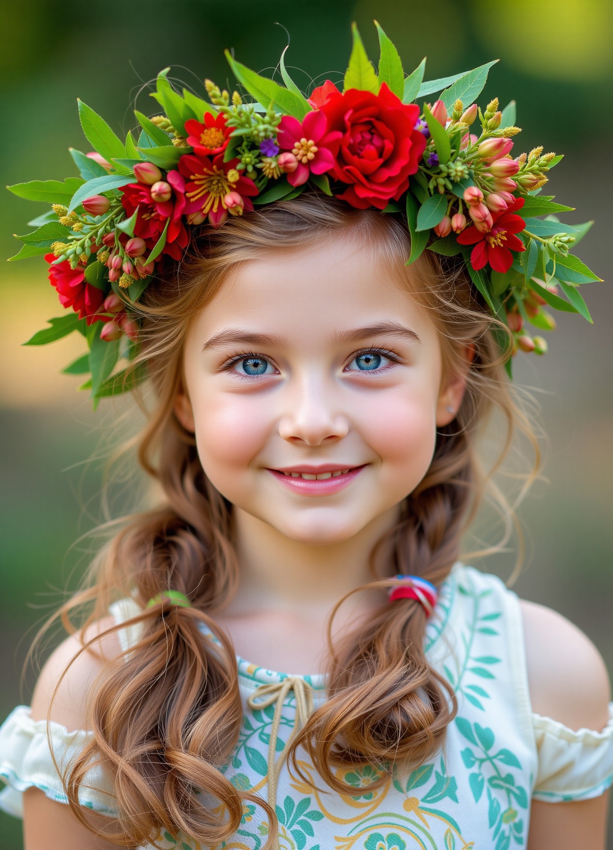 A high-resolution,  naturalistic,  portrait-style a girl 5 year-old on Tensor.Art
