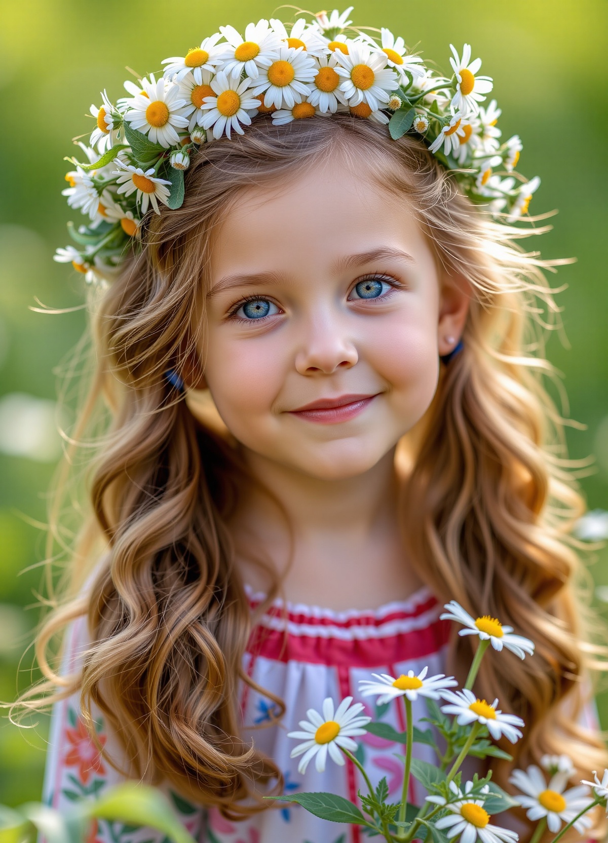 A high-resolution,  naturalistic,  portrait-style a girl 5 year-old on Tensor.Art
