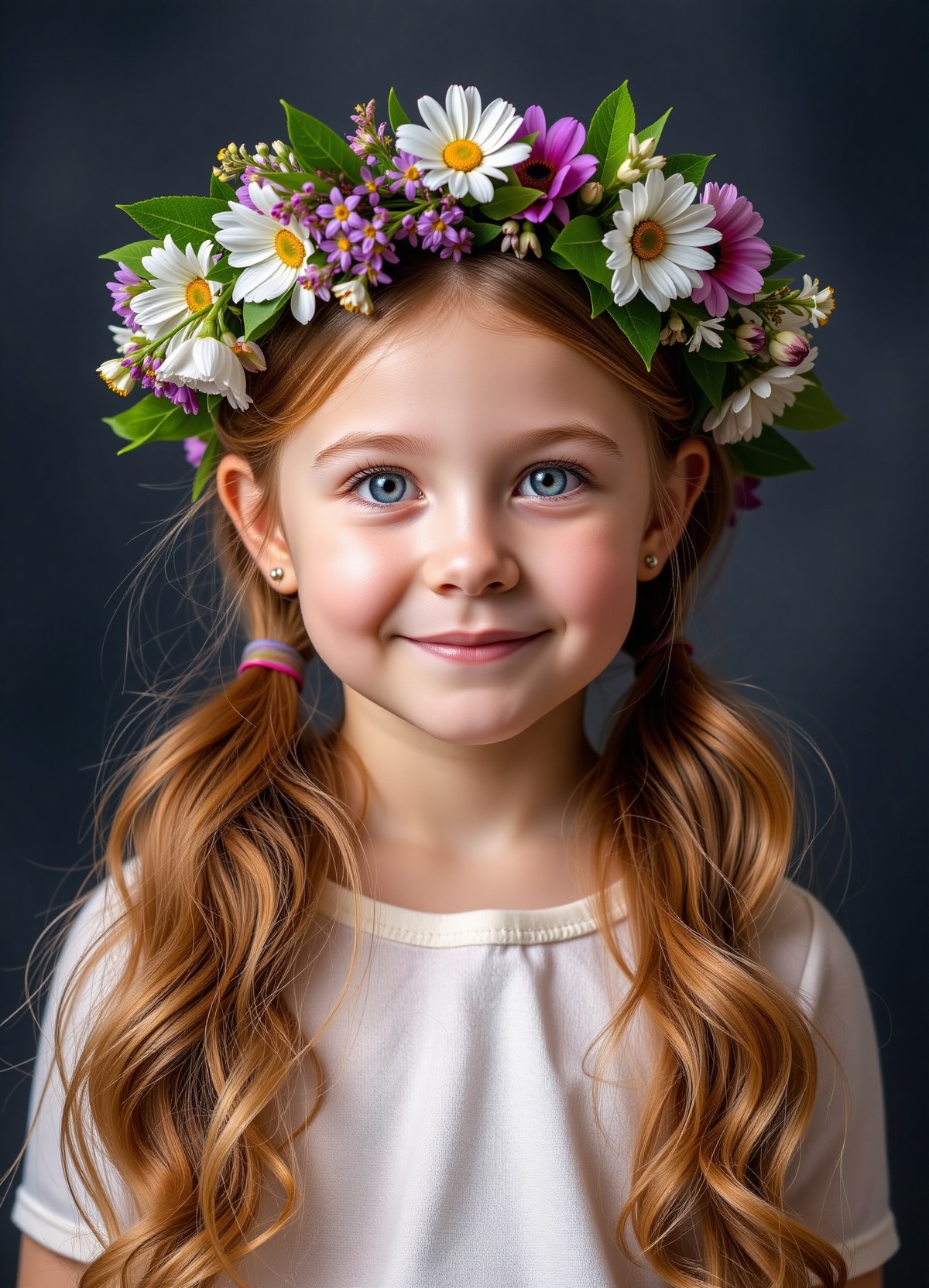 A high-resolution,  naturalistic,  portrait-style a girl 10 year-old on Tensor.Art