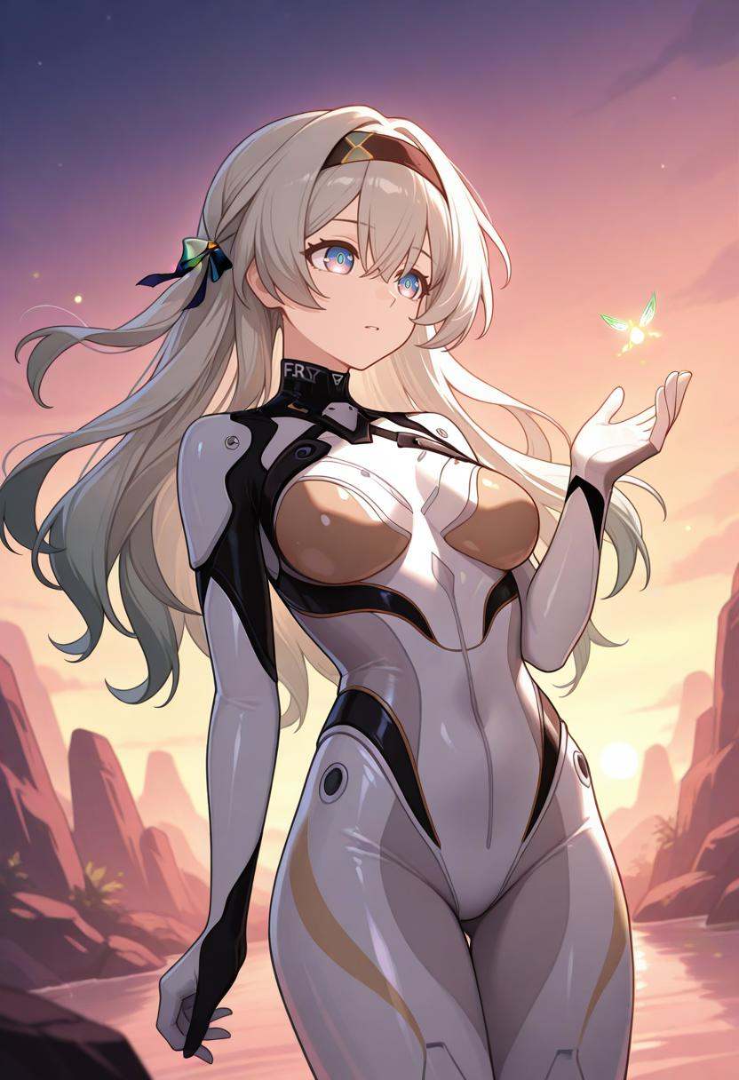 1girl,  medium breasts,  firefly \(honkai: star rail\) on Tensor.Art