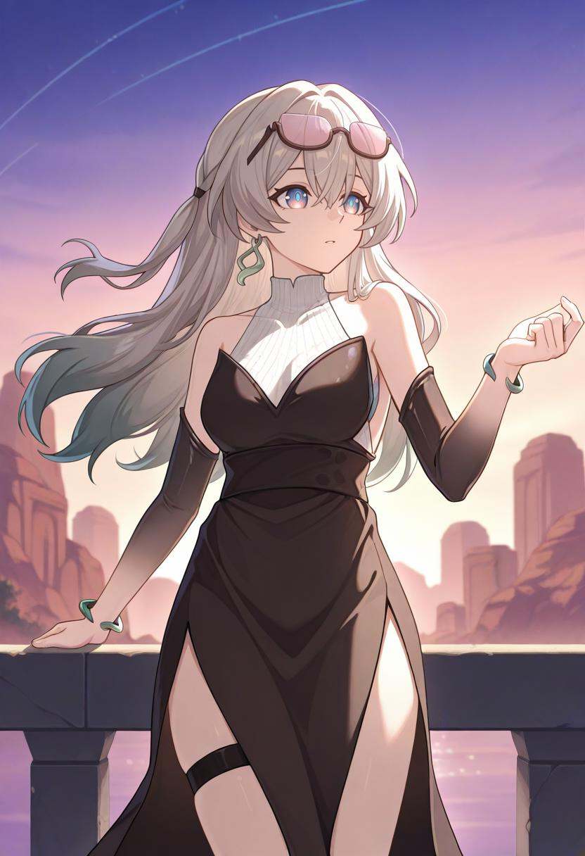 1girl,  medium breasts,  firefly \(honkai: star rail\) on Tensor.Art