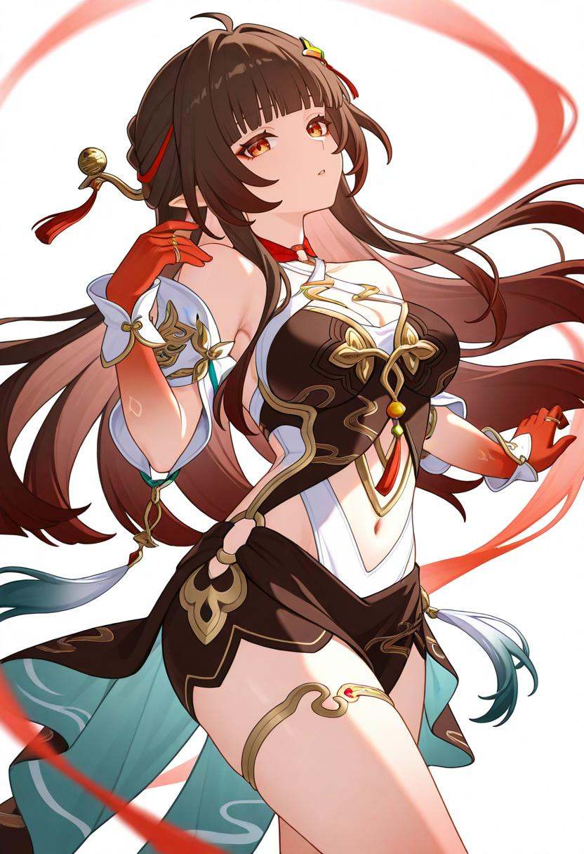 1girl,  breasts,  lingsha \(honkai: star rail\) on Tensor.Art