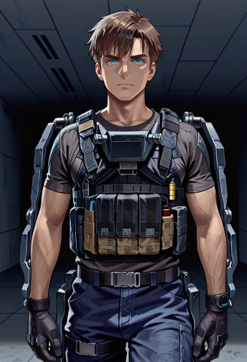 Philipp_Berger,  1boy,  short brown hair on Tensor.Art