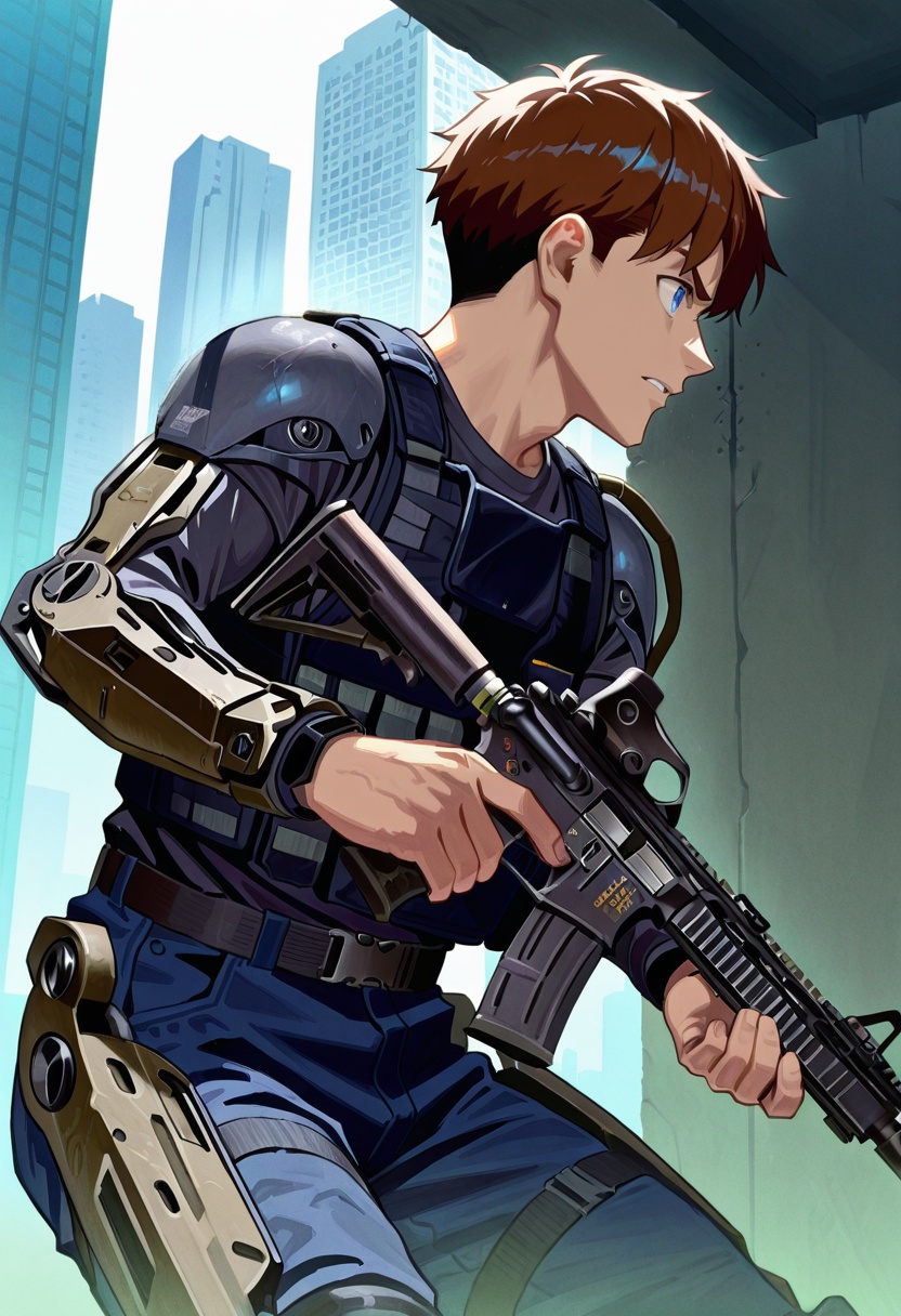 Philipp_Berger,  1boy,  short brown hair on Tensor.Art