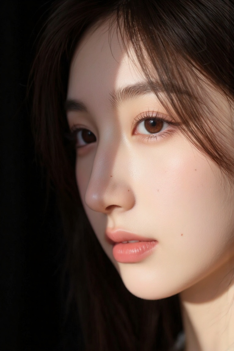 real photo,  shadow Portrait of a girl,  super details on Tensor.Art