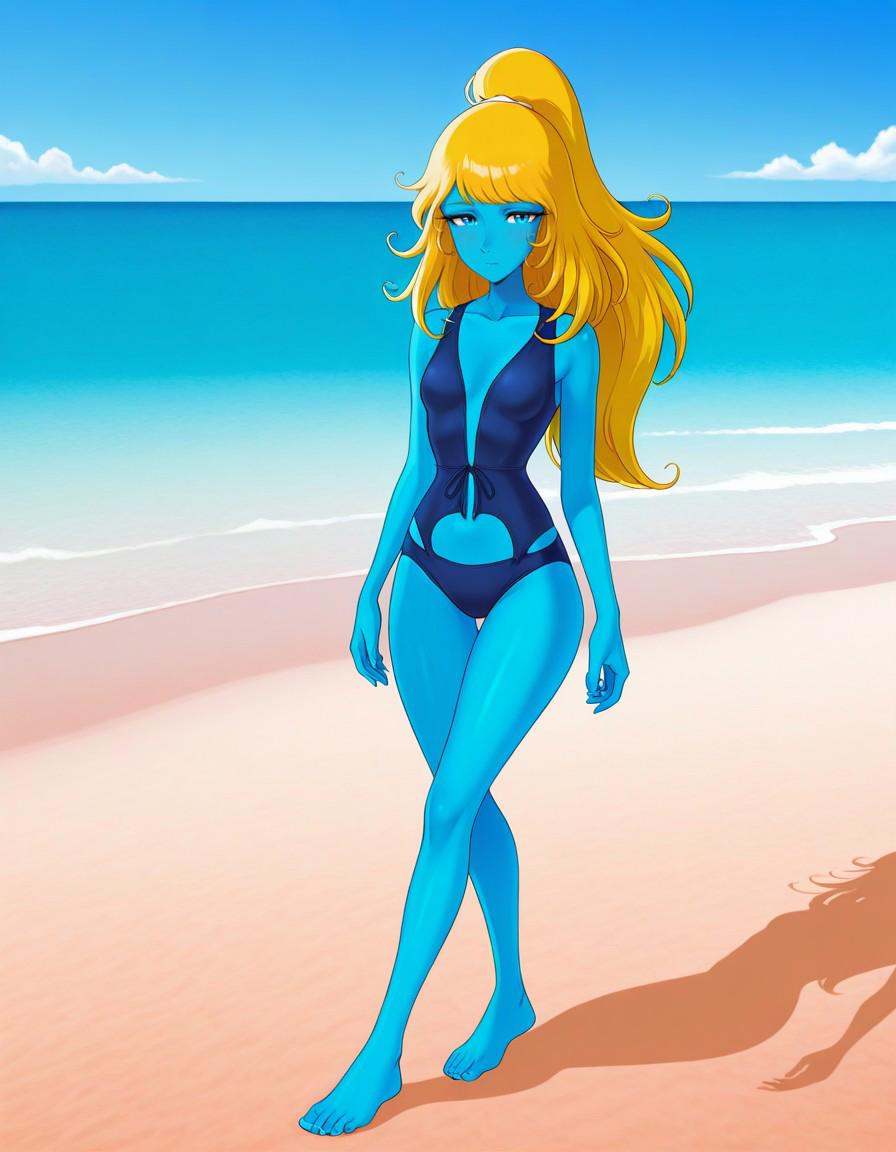 ST3LL4-Inter5555,  blue skin,  blue eyes on Tensor.Art