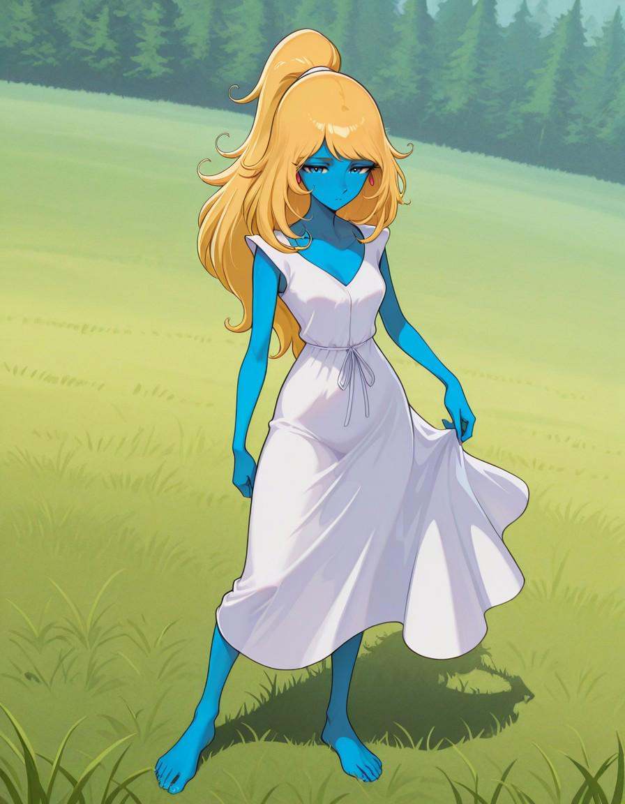 ST3LL4-Inter5555,  blue skin,  blue eyes on Tensor.Art
