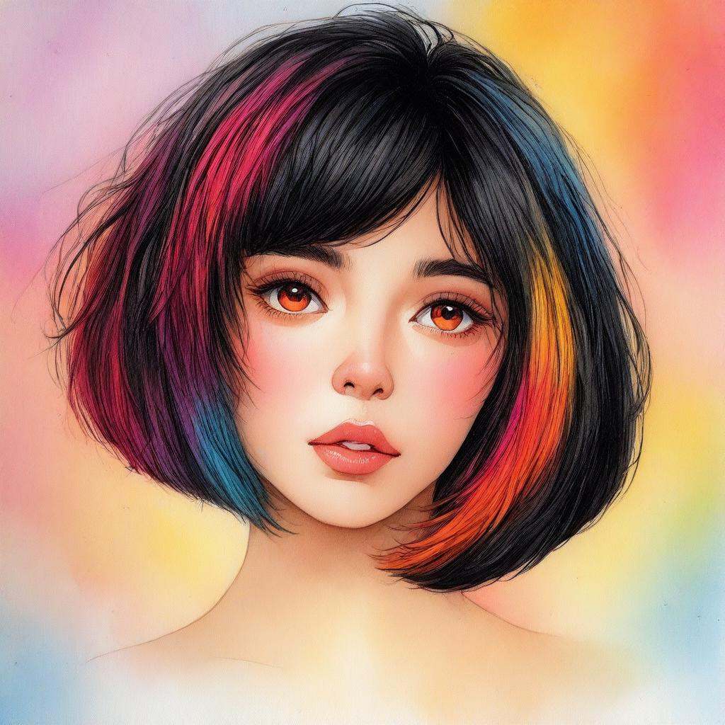 Comic,  Watercolour style,  very aesthetic on Tensor.Art