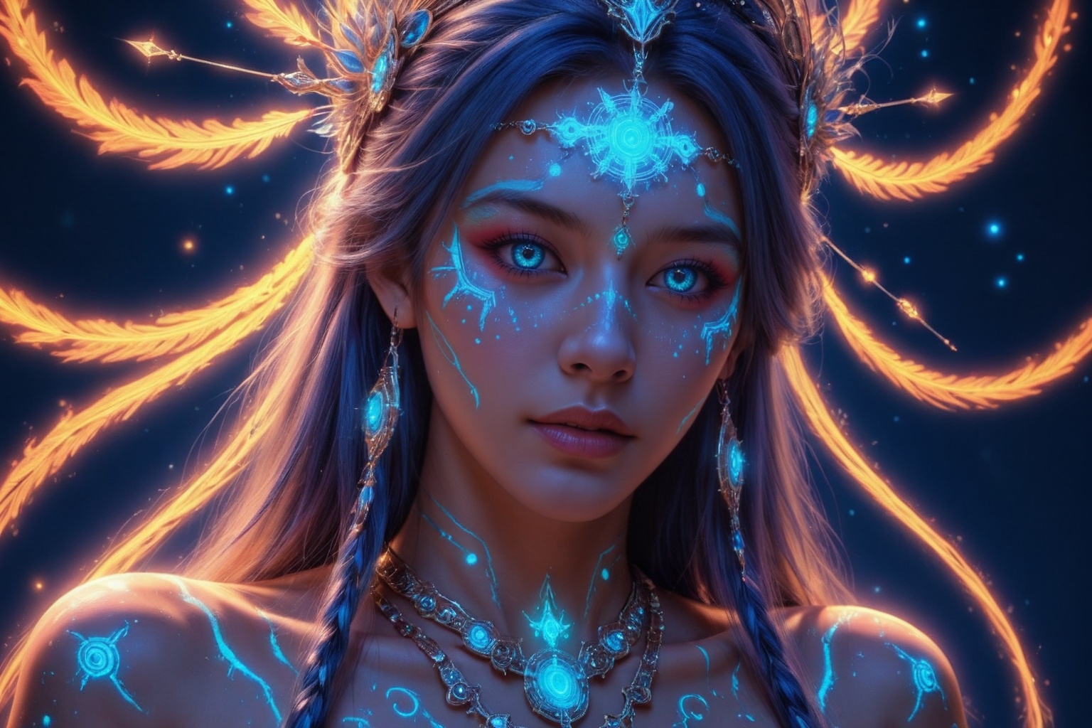 Masterpiece,  Top Quality,  Fantasy portrait on Tensor.Art