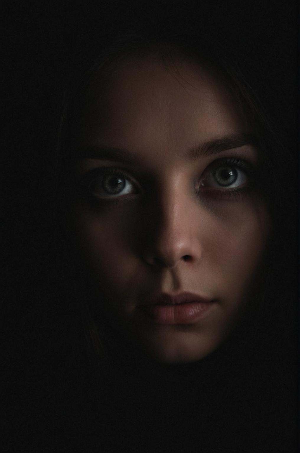 cozy lighting,  dark background,  portrait on Tensor.Art