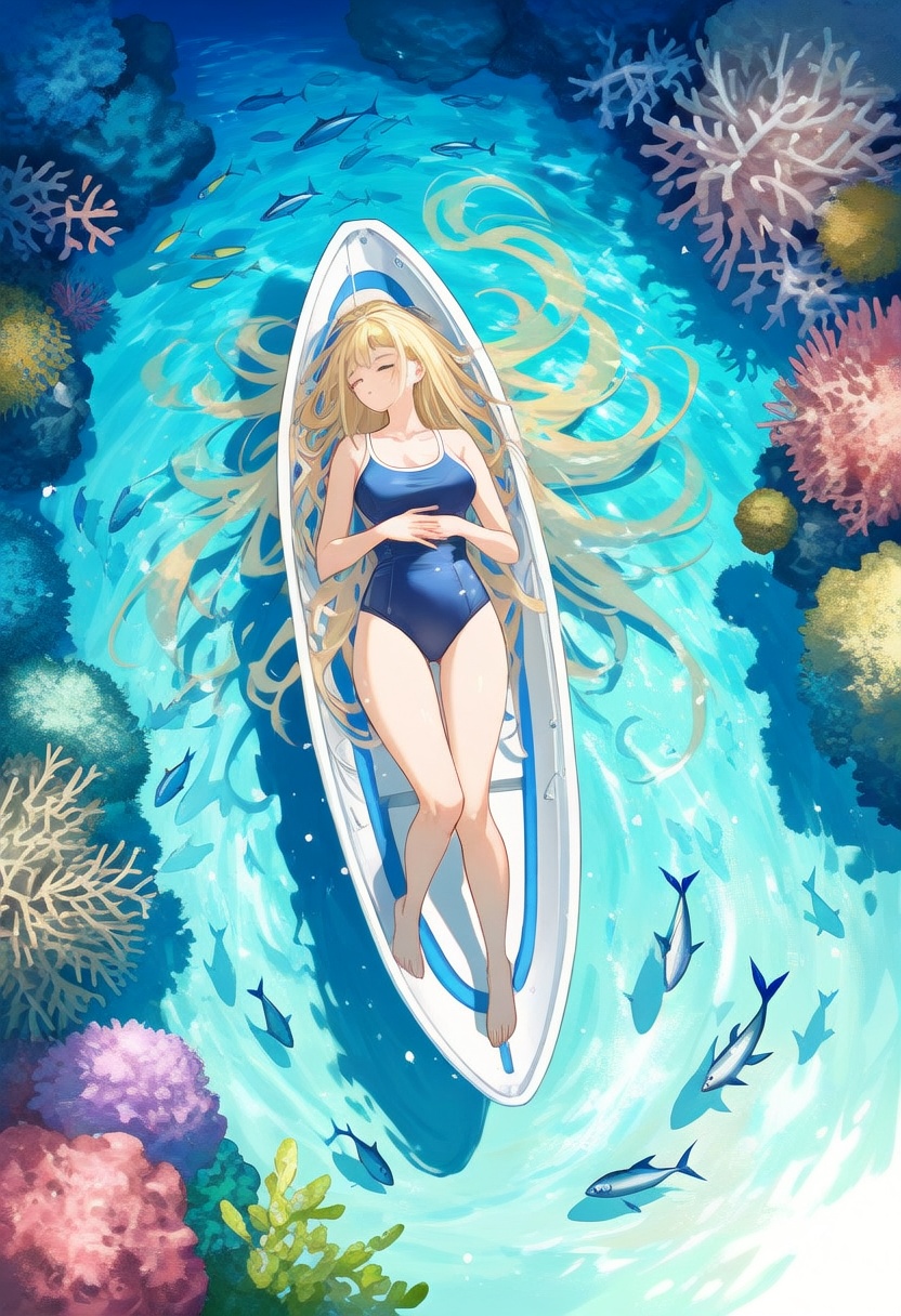 anip41nt,  1girl,  long hair on Tensor.Art