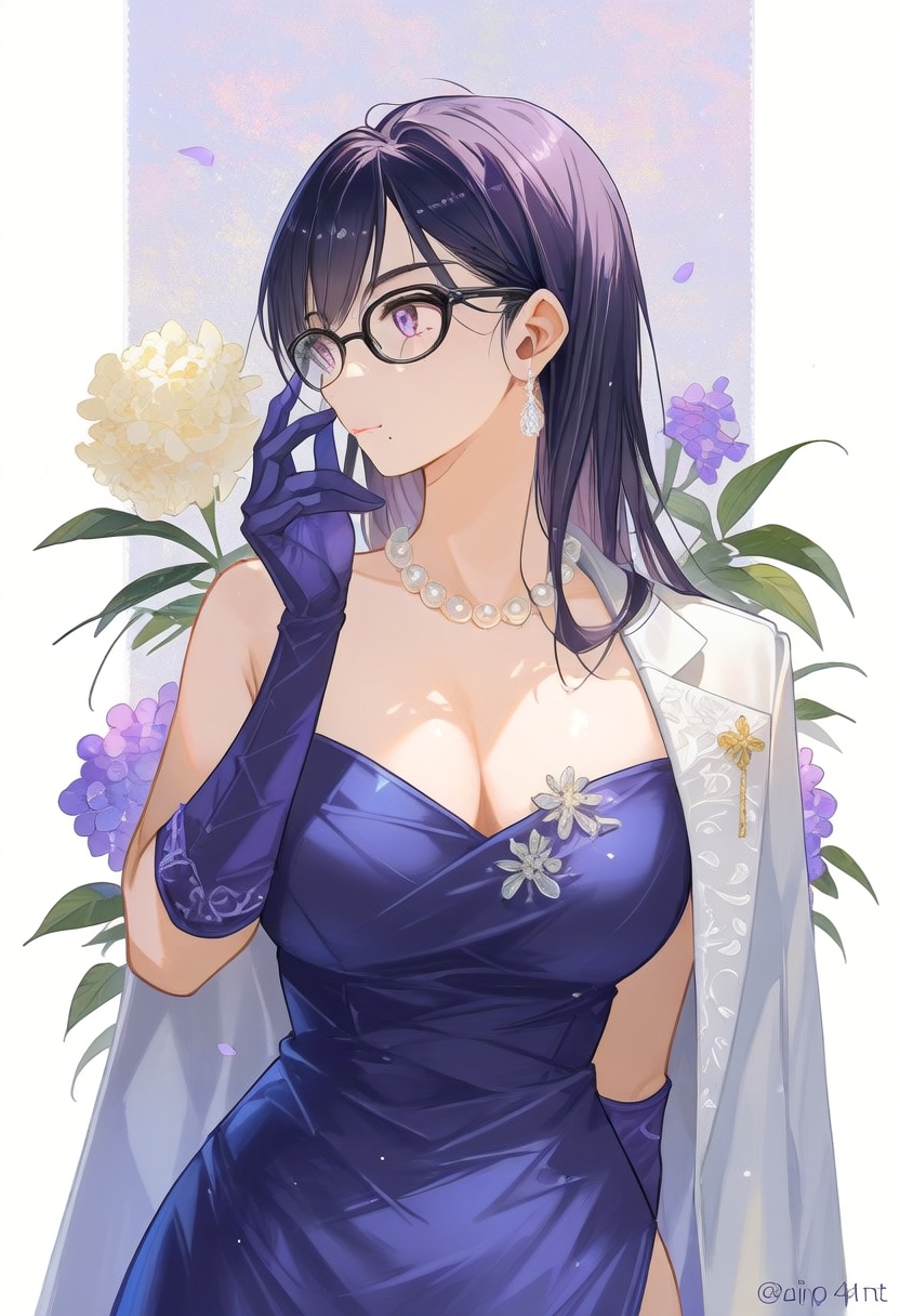 anip41nt,  1girl,  gloves on Tensor.Art