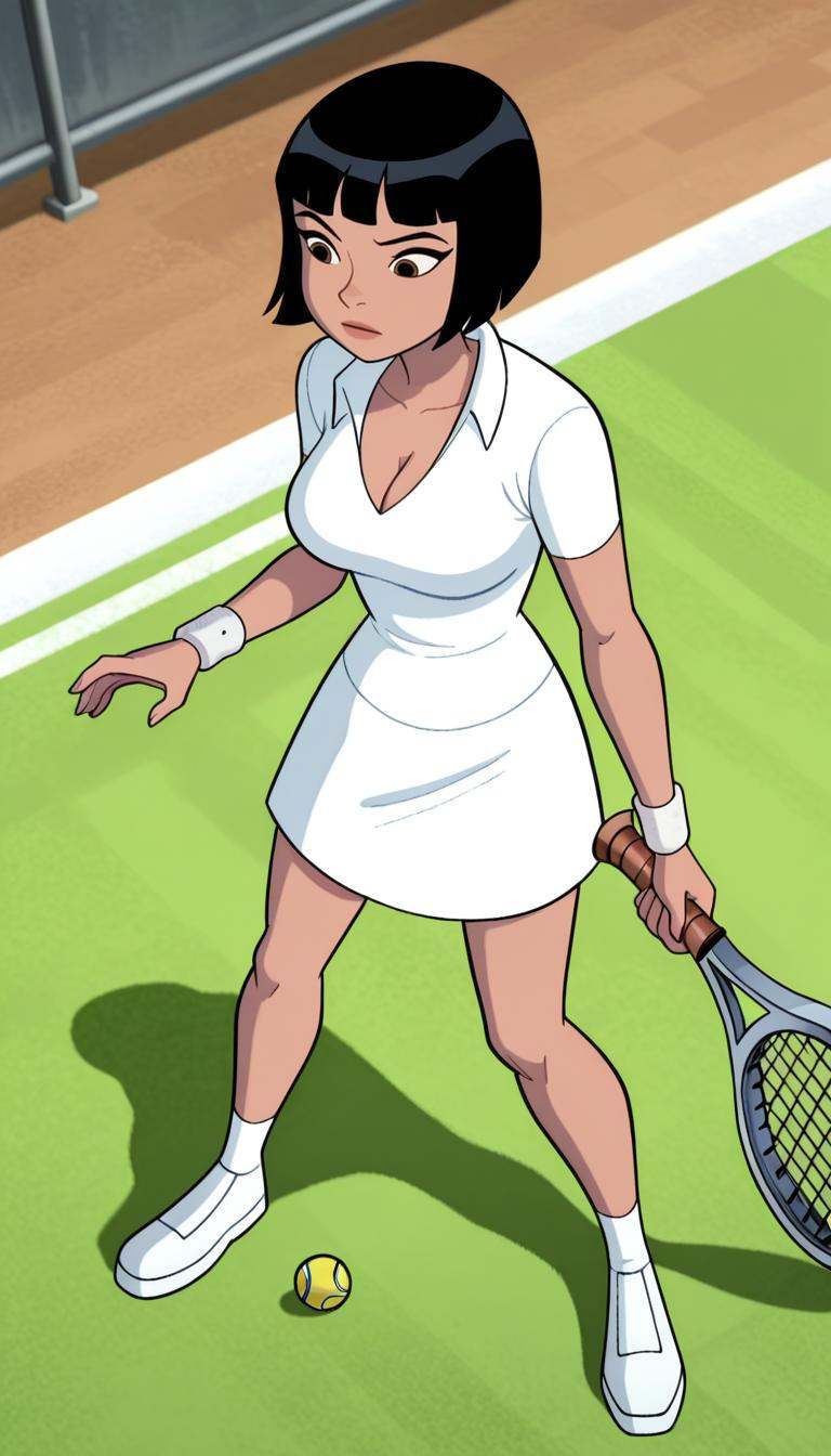 JulieUAF,  1girl,  racket on Tensor.Art