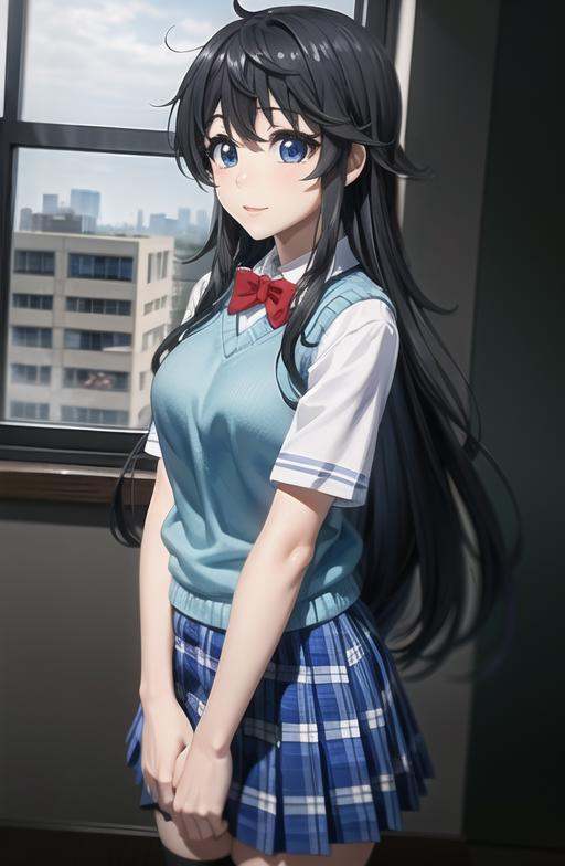 Ako_(School Uniform),  1girl,  masterpiece on Tensor.Art