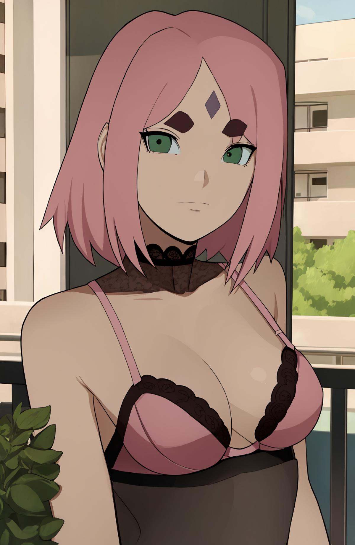 1girl,  solo,  round eyebrows on Tensor.Art
