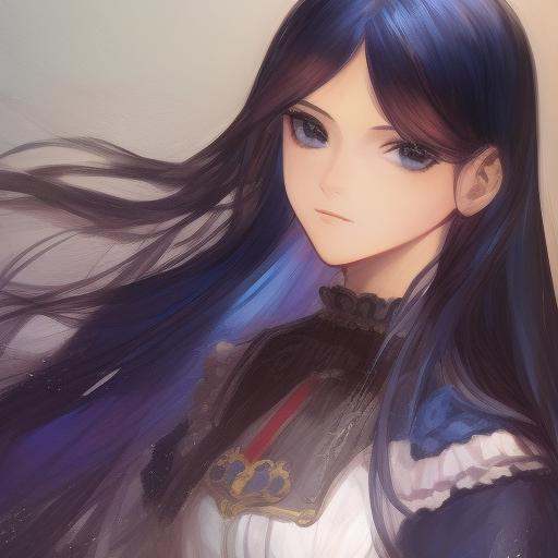 masterpiece,  1girl,  detailed face + blue :1.5 on Tensor.Art