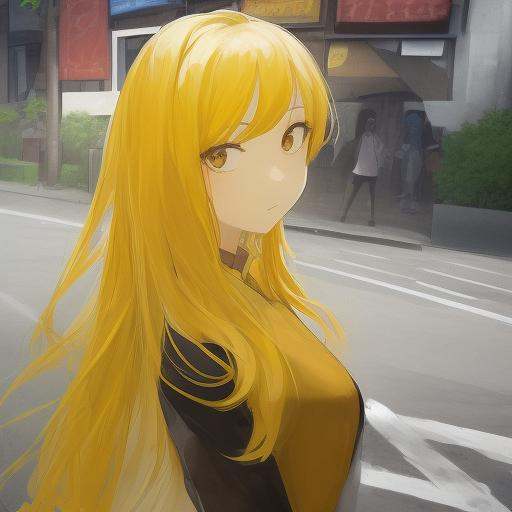 masterpiece,  1girl,  detailed face + yellow :1.5 on Tensor.Art