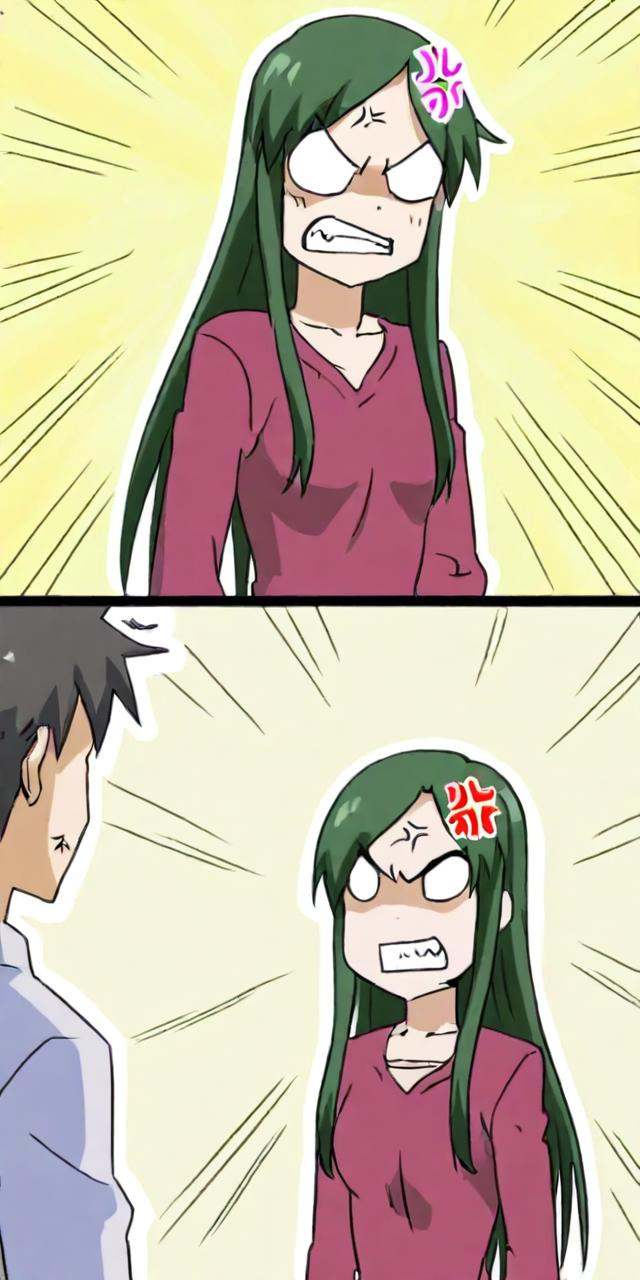 1girl,  veryveryveryangry,  long hair on Tensor.Art