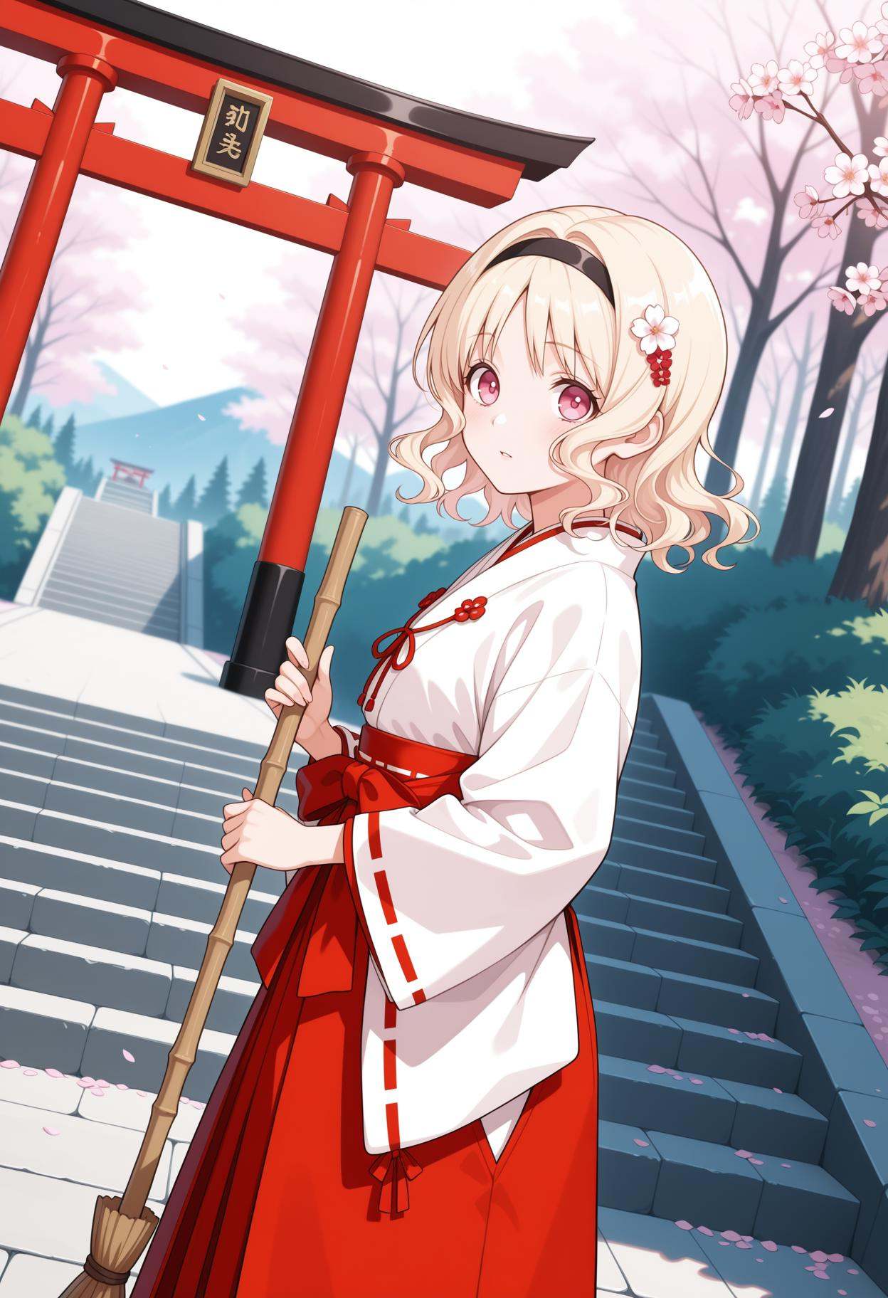 1girl,  solo,  pink eyes on Tensor.Art
