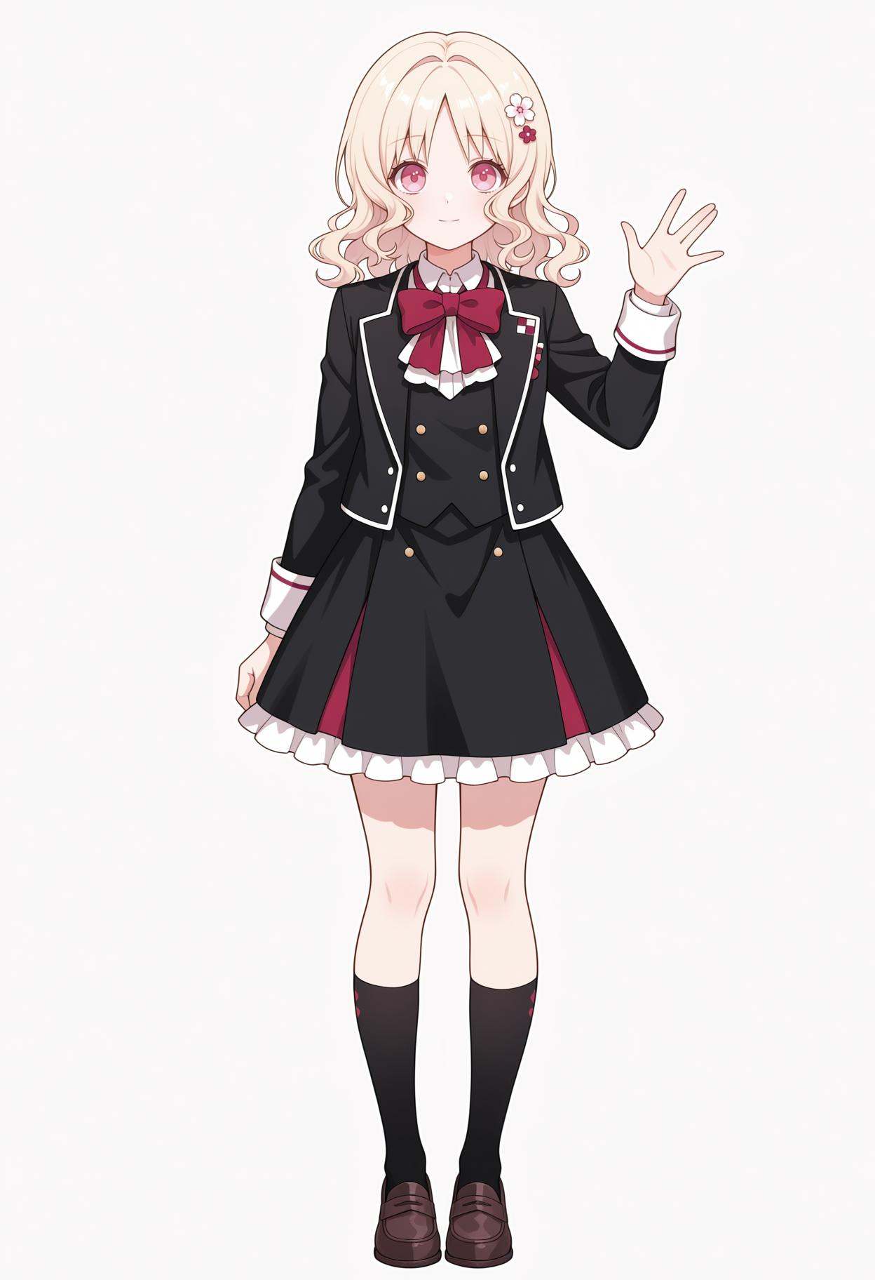 1girl,  solo,  pink eyes on Tensor.Art