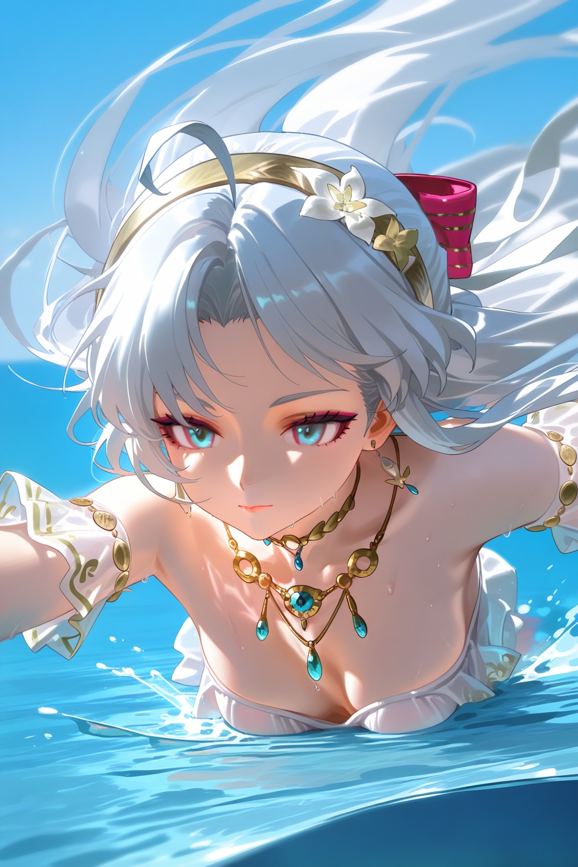 carlotta \(splashing summer\) \(wuthering waves\),  1girl,  solo on Tensor.Art