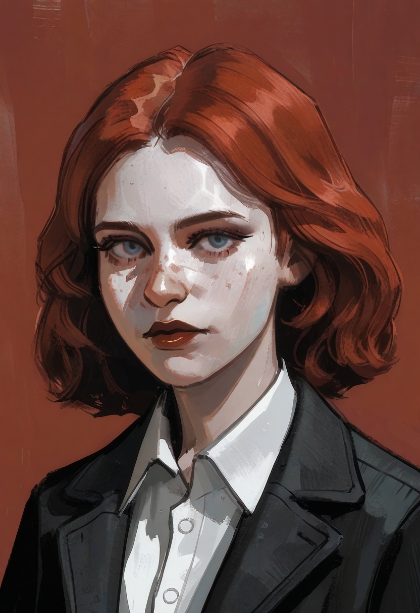 1girl,  looking at viewer,  freckles on Tensor.Art