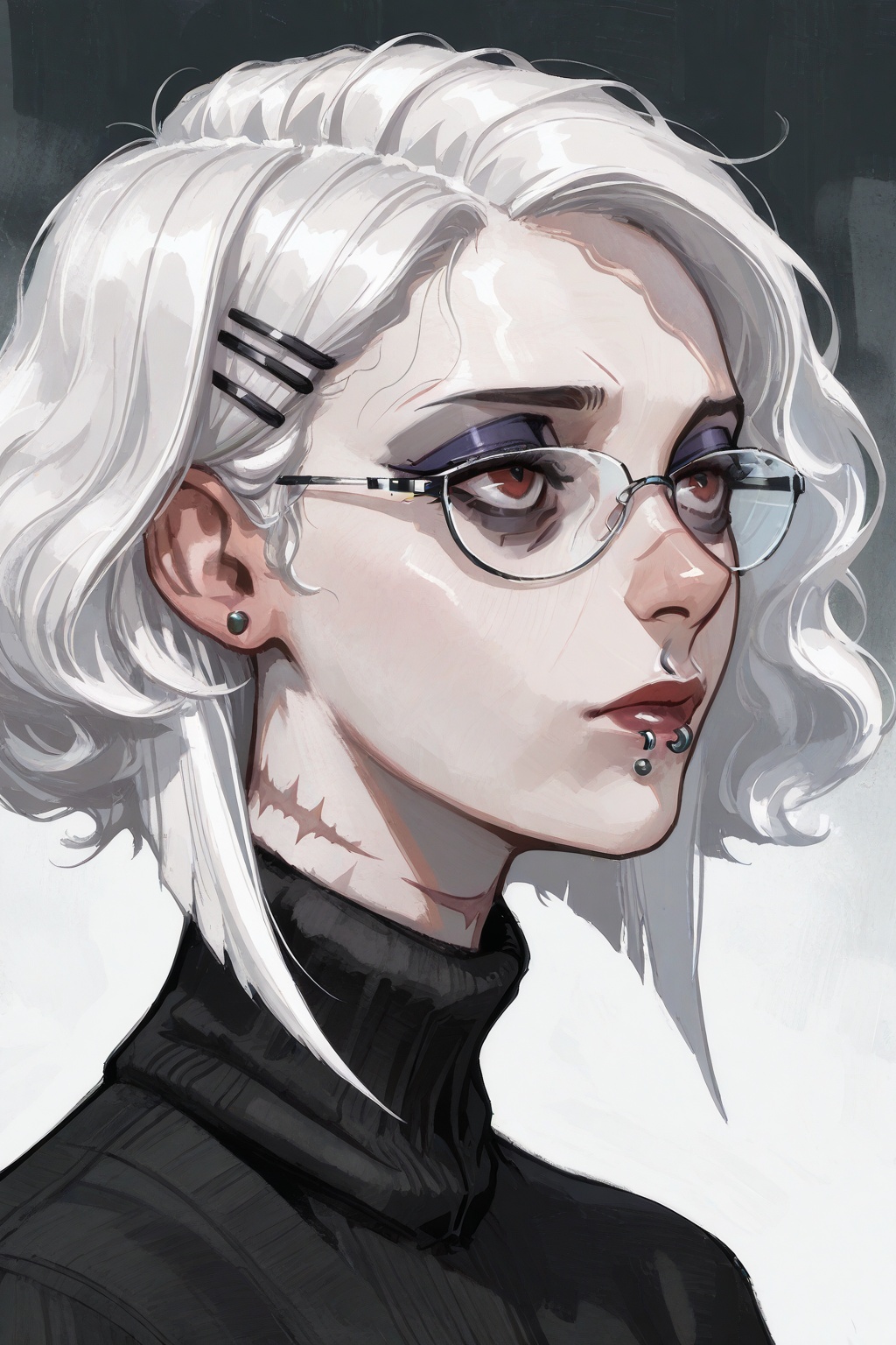 masterpiece,  1girl,  bags under eyes on Tensor.Art