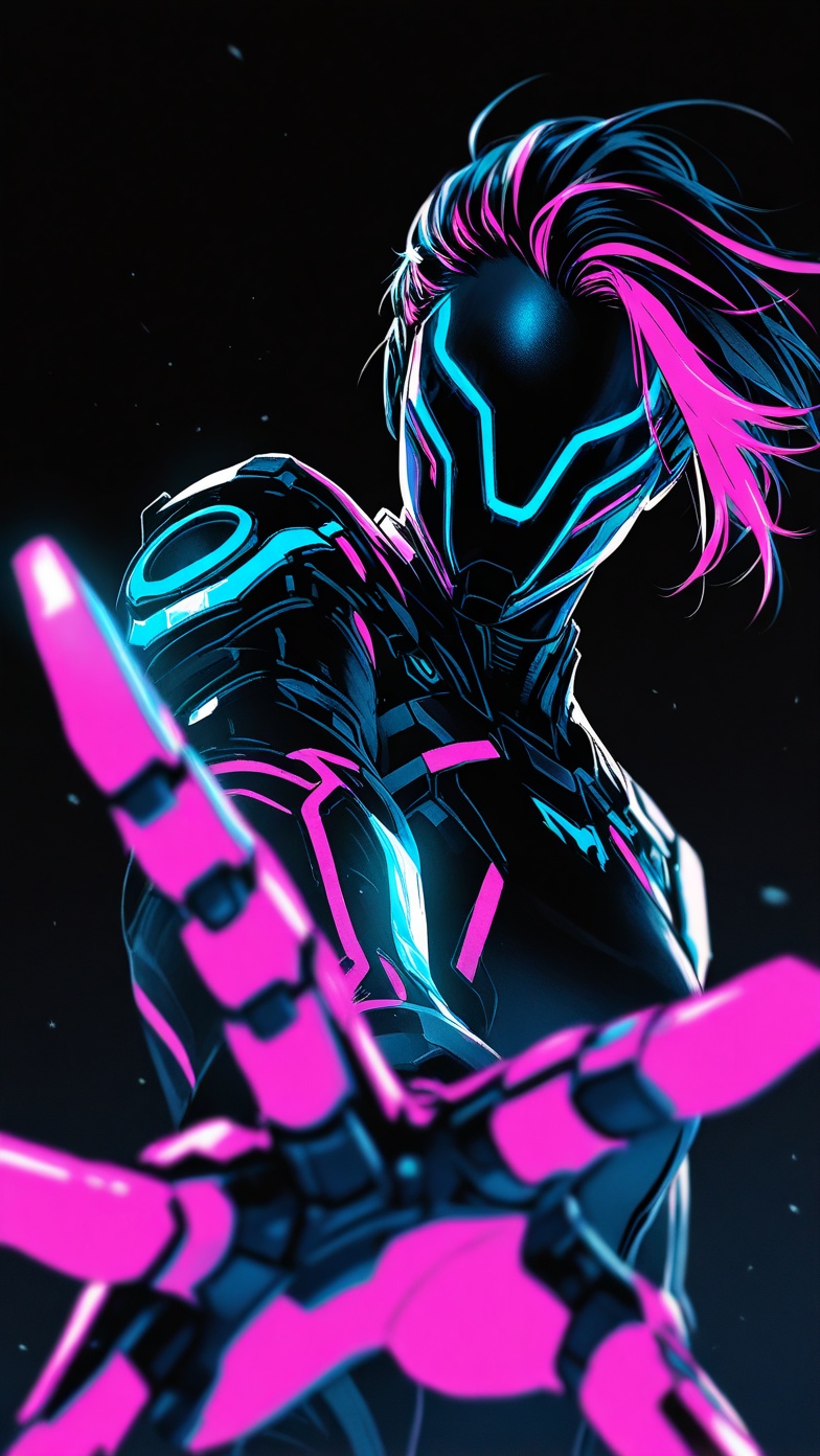 [Uncensored,  looking at viewer,  cyberpunk on Tensor.Art