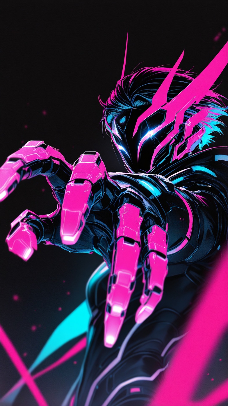 [Uncensored,  looking at viewer,  cyberpunk on Tensor.Art