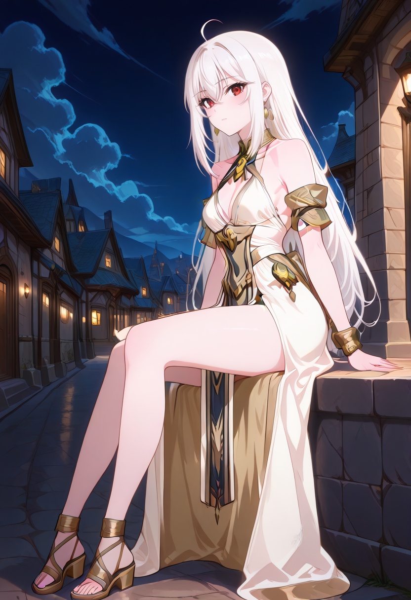 cha16v1,  fantasy,  flowing dress on Tensor.Art