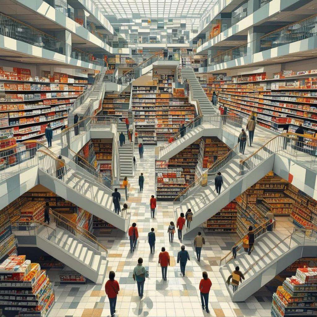 za4,  convenience store,  shop on Tensor.Art