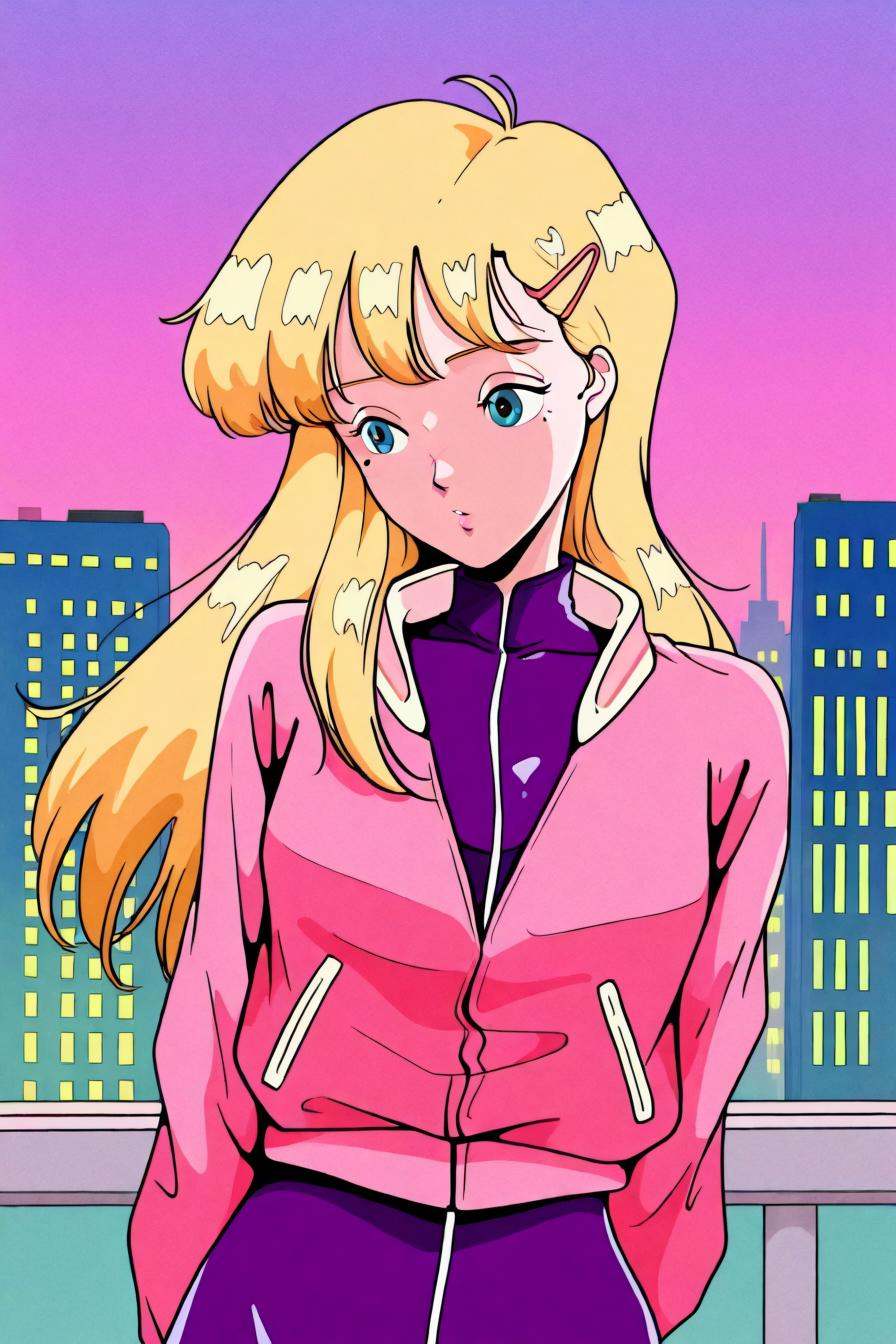 fuurinji miu,  blonde hair,  long hair on Tensor.Art