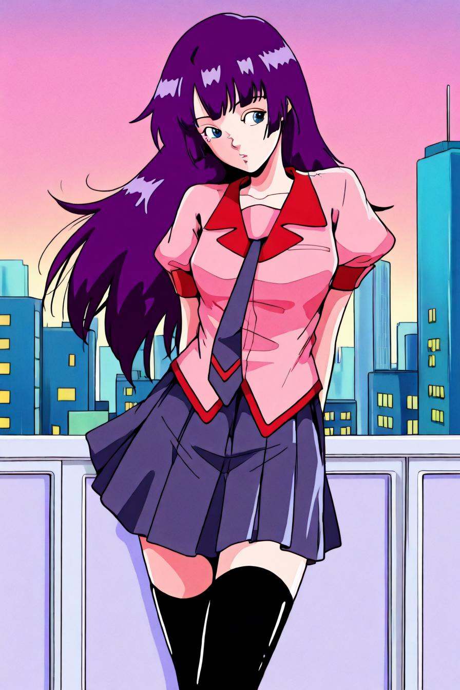 hitagi senjougahara,  bangs,  long hair on Tensor.Art