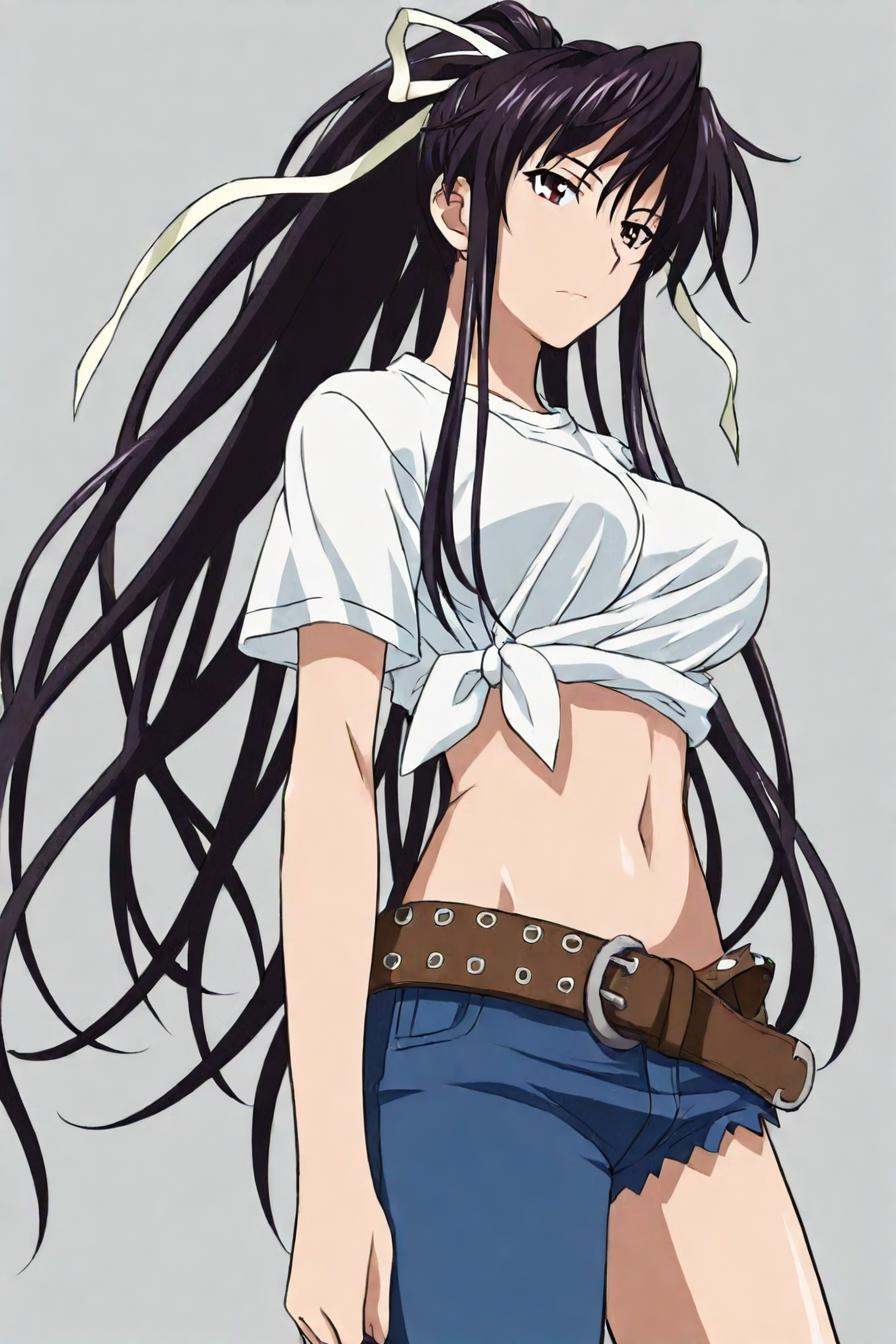 kanzaki kaori,  brown eyes,  ponytail on Tensor.Art