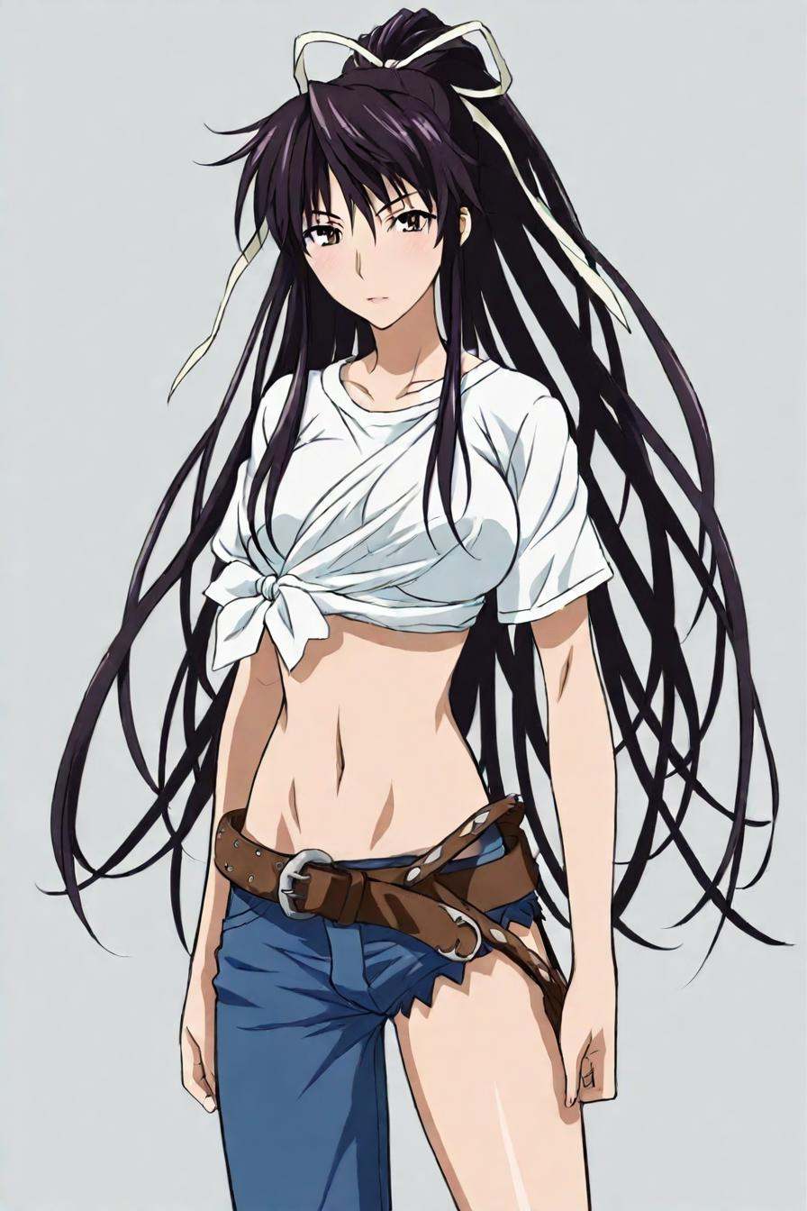 kanzaki kaori,  brown eyes,  ponytail on Tensor.Art