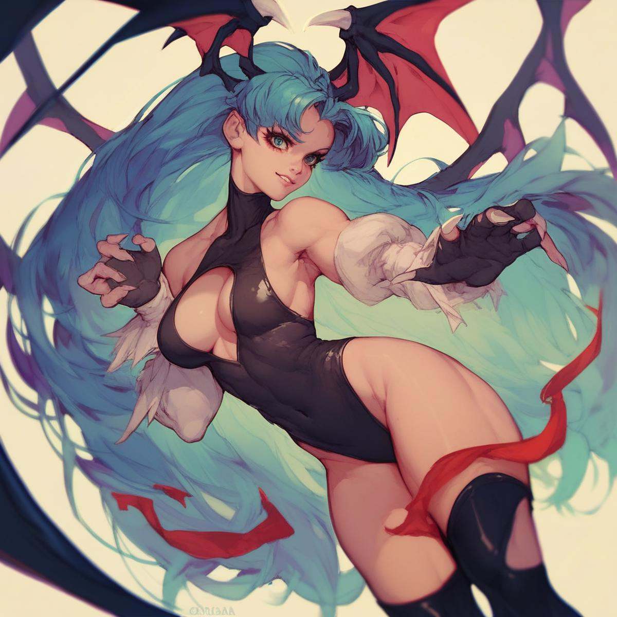 score_9,  score_8_up,  Morrigan from "Darkstalkers" on Tensor.Art