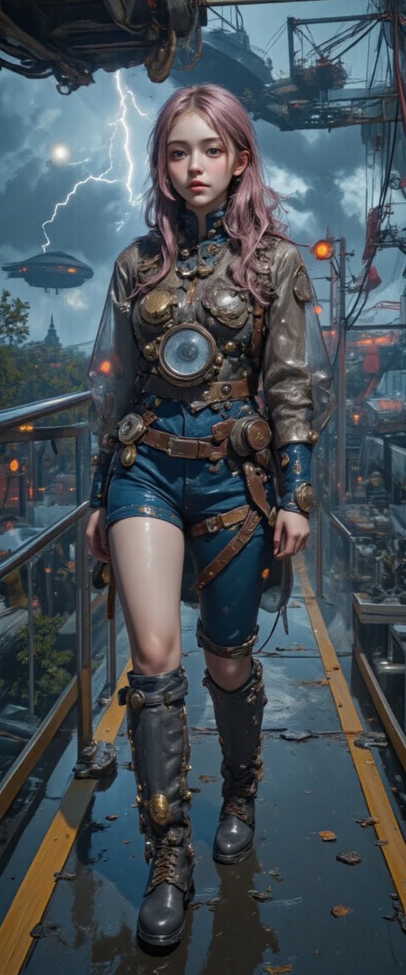 functional fashion,  industrial chic,  minimal but refined on Tensor.Art