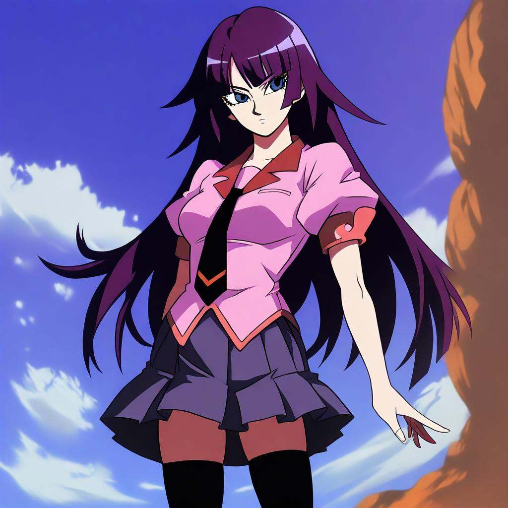 dragon_ball_z_style,  1girl,  solo on Tensor.Art