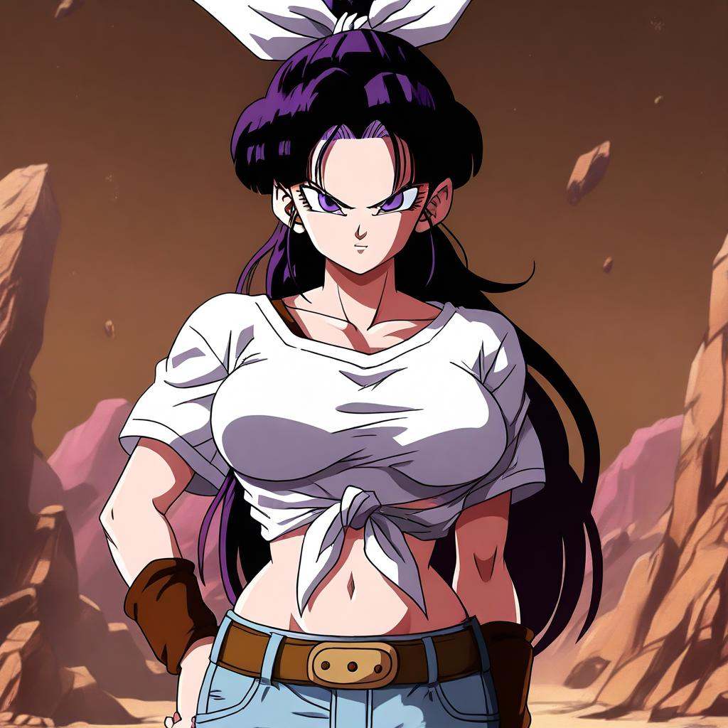 dragon_ball_z_style,  1girl,  solo on Tensor.Art