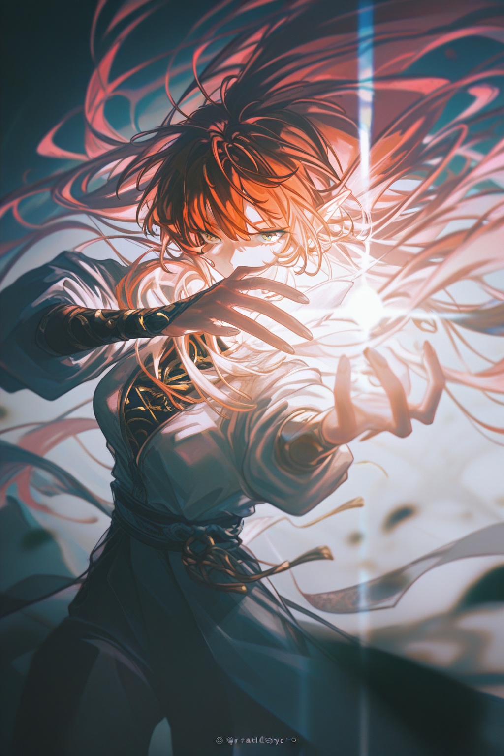 grndzro_style,  1girl,  solo on Tensor.Art