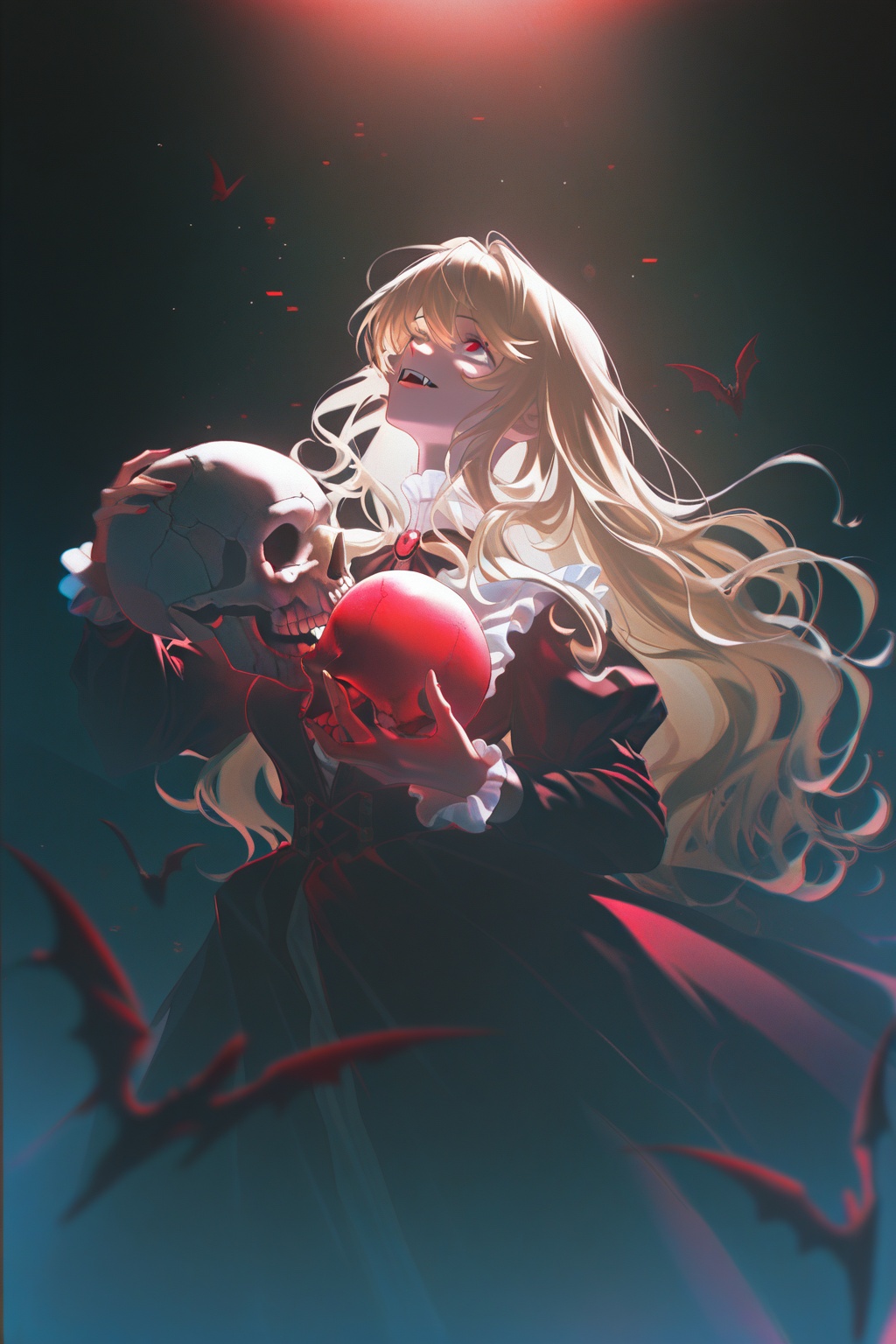 grndzro_style,  1girl,  vampire on Tensor.Art