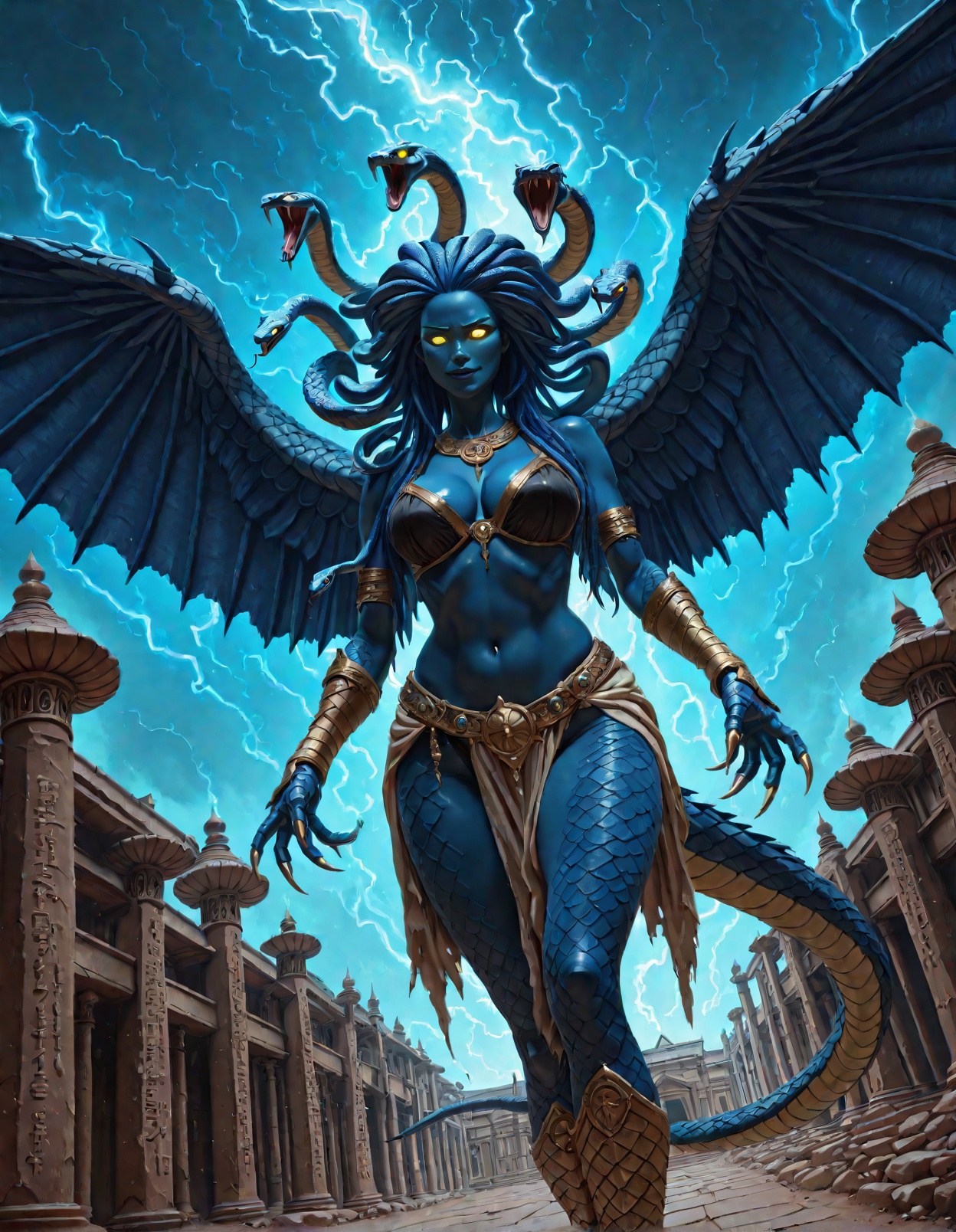 Dark Fantasy Art,  high quality,  high resolution on Tensor.Art