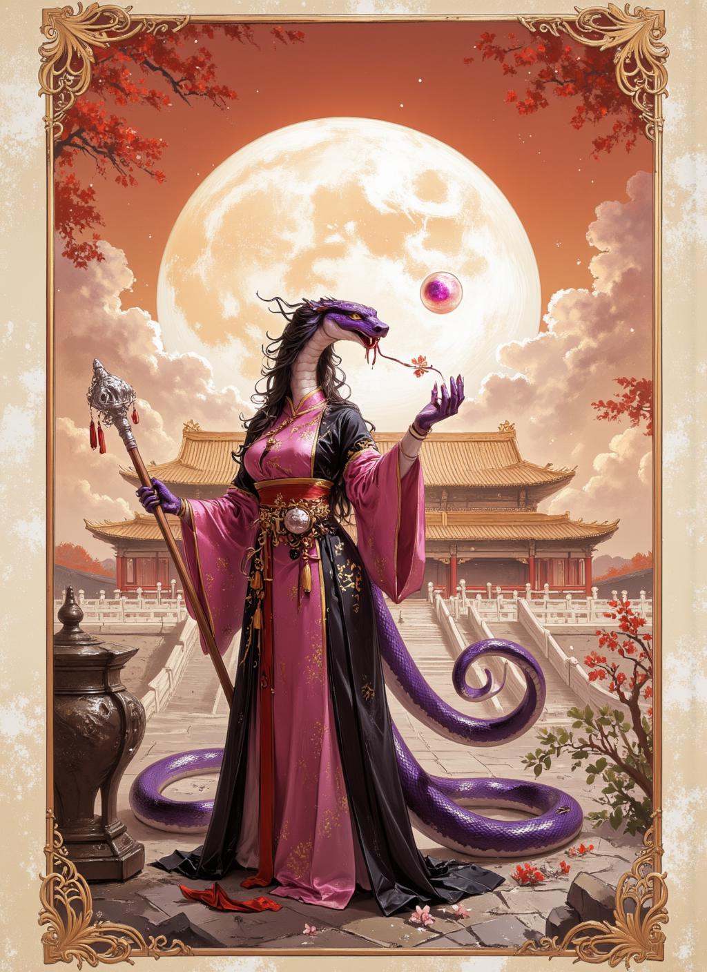 Ink Dripping Drawing,  watercolor painting Chinese Gongbi art,  dark fantasy art on Tensor.Art