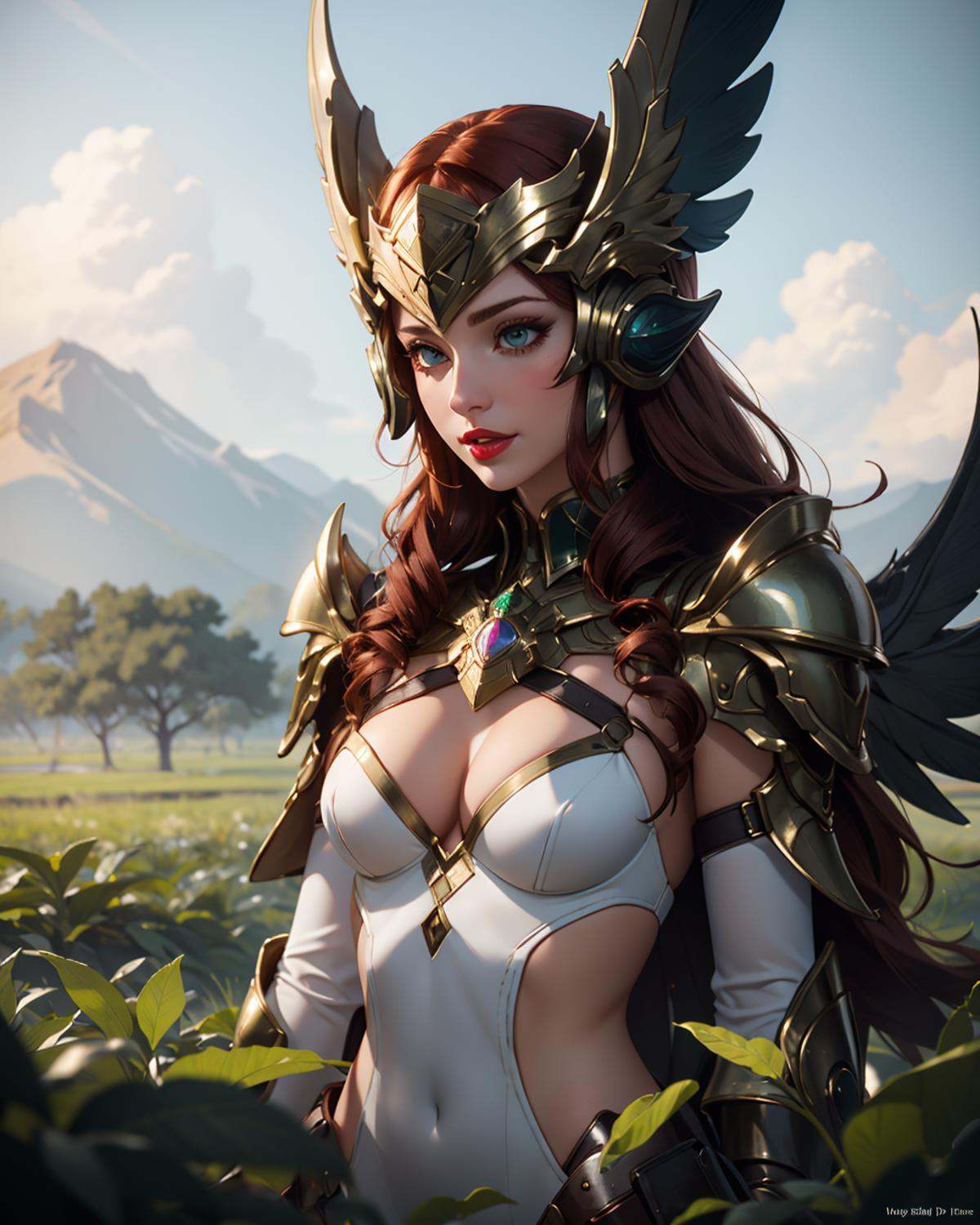 How soft your fields so greenCan whisper tales of goreOf how we calmed the tides of warWe are your overlords1girl,  winged...
