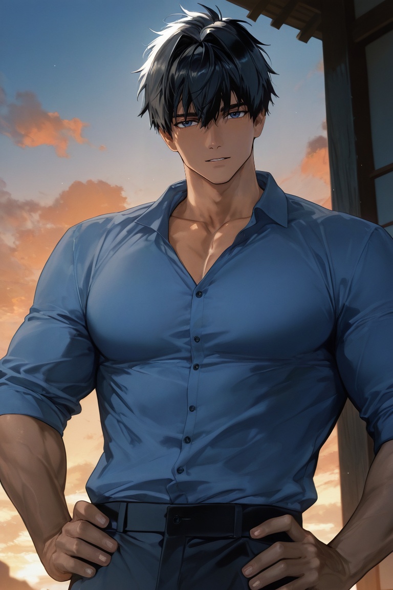 1boy,  male focus,  muscular on Tensor.Art